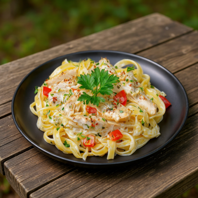 pasta camping